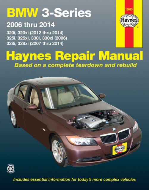 BMW 3-Series 320i & 320xi (2012-2014), 325i, 325xi, 330i & 330xi (2006) & 328i & 328xi (2007-2014) Haynes Repair Manual (USA): 2006-14