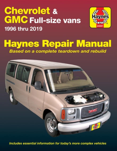 Chevrolet Express & GMC Savana full-size petrol vans (1996-2019) (USA): 97-10