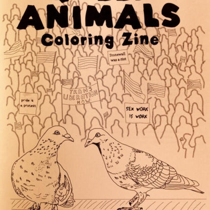 Queer Animals Coloring Book