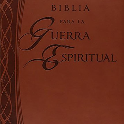 RVR 1960 Biblia para la guerra espiritual - Imitación piel marrón / Spiritual Wa rfare Bible, Browwn Imitation Leather