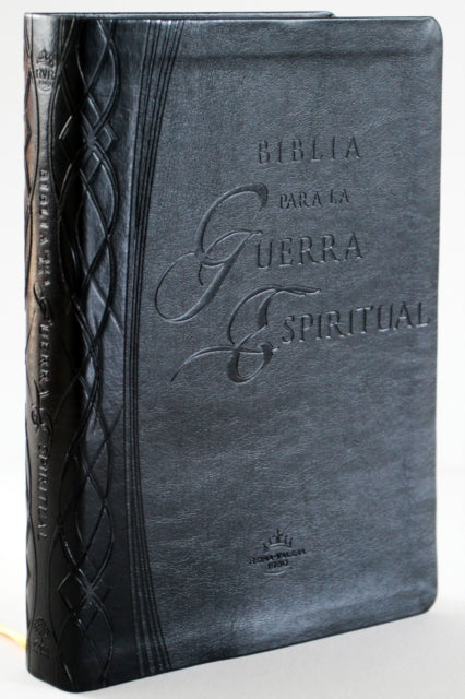 RVR 1960 Biblia para la guerra espiritual negra / Spiritual Warfare Bible, Black  Imitation Leather