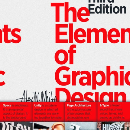 The Elements of Graphic Design: Space, Unity, Page Architecture, and Type