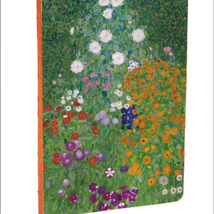 Flower Garden by Gustav Klimt A5 Notebook