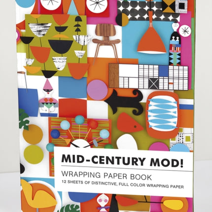 Mid-Century Mod! Wrapping Paper Book