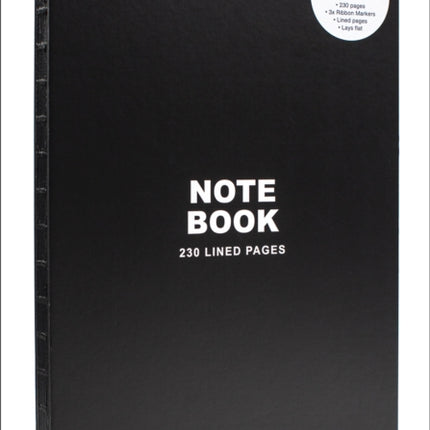 Black A4 Notebook