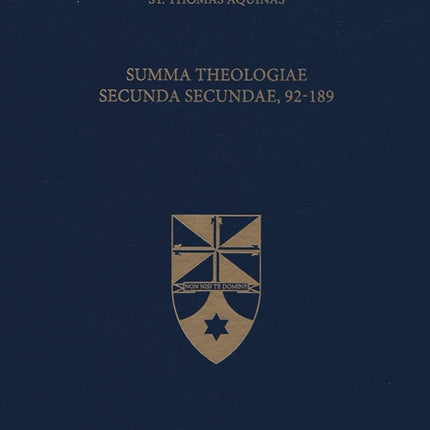 Summa Theologiae Secunda Secundae 92189
