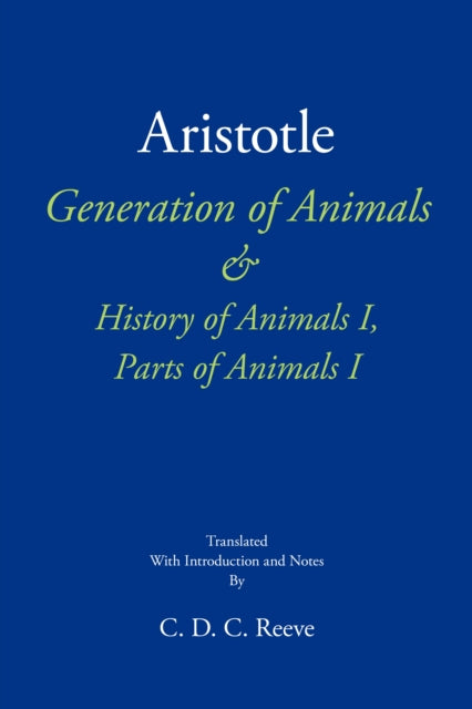 Generation of Animals & History of Animals I, Parts of Animals I