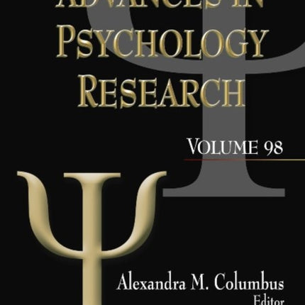 Advances in Psychology Research: Volume 98