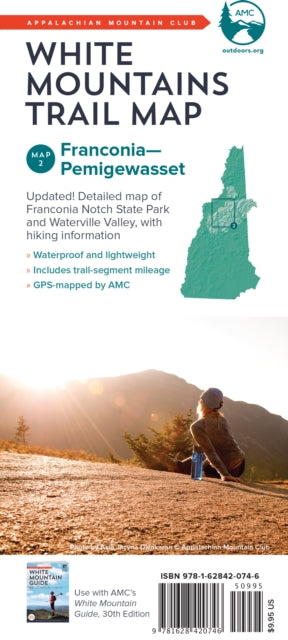 Amc White Mountains Trail Map: Map 2: Franconia-Pemigewasset