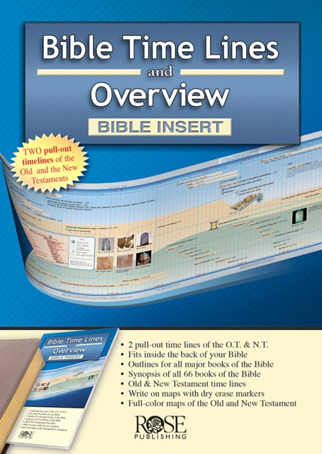 Bible Time Lines and Overview - Bible Insert