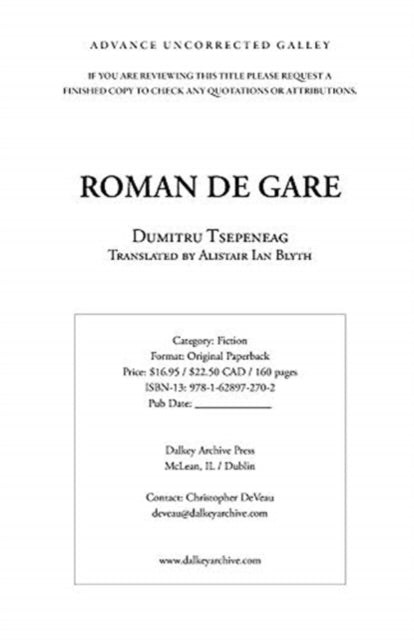 Roman de Gare