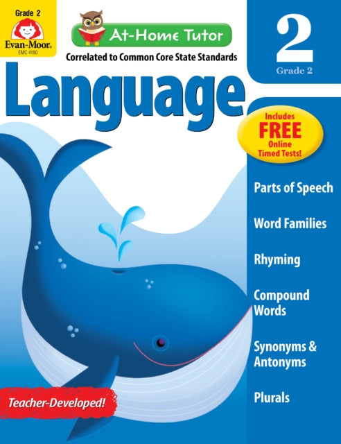 At-Home Tutor: Language, Grade 2 Workbook
