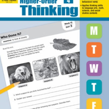 Daily Higher-Order Thinking, Grade 4 Teacher Edition