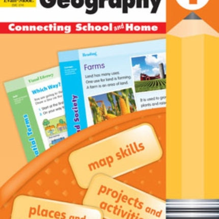 Skill Sharpeners: Geography, Grade 1 Workbook