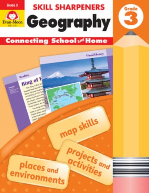 Skill Sharpeners: Geography, Grade 3 Workbook