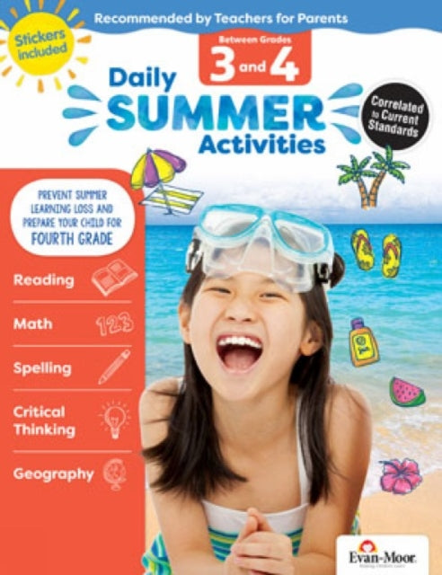Daily Summer Activities: Between 3rd Grade and
