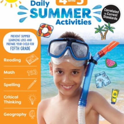 Daily Summer Activities: Between 4th Grade and