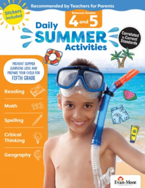 Daily Summer Activities: Between 4th Grade and