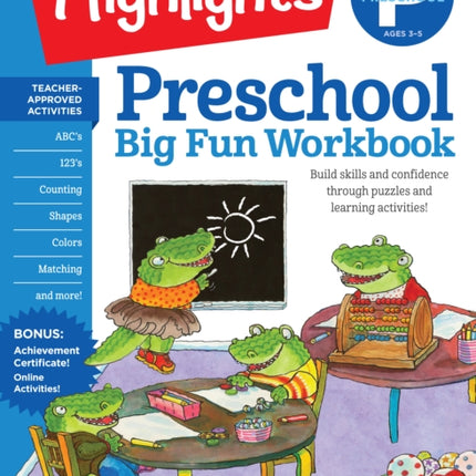 Preschool Big Fun Workbook