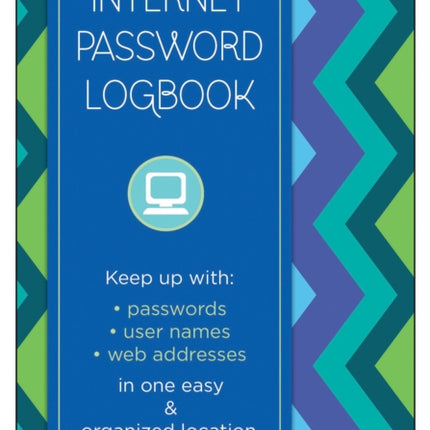 Internet Password Logbook  Pattern Edition Keep