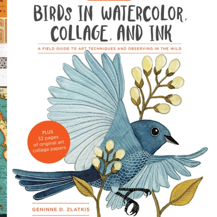 Geninne's Art: Birds in Watercolor, Collage, and Ink: A field guide to art techniques and observing in the wild