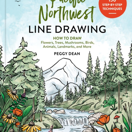 Pacific Northwest Line Drawing