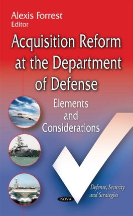 Acquisition Reform at the Department of Defense: