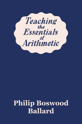 Teaching the Essentials of Arithmetic