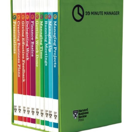 HBR 20Minute Manager Boxed Set 10 Books HBR 20Minute Manager Series