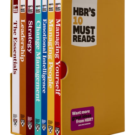 HBRs 10 Must Reads Boxed Set with Bonus Emotional Intelligence 7 Books HBRs 10 Must Reads