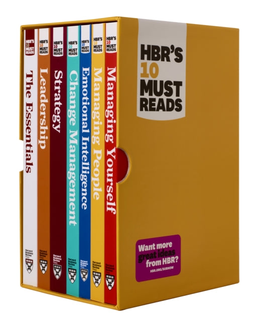 HBRs 10 Must Reads Boxed Set with Bonus Emotional Intelligence 7 Books HBRs 10 Must Reads