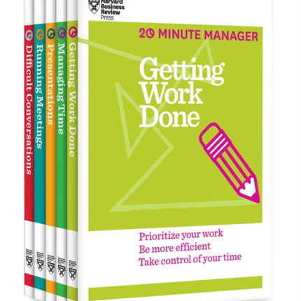 The HBR Essential 20Minute Manager Collection 5 Books HBR 20Minute Manager Series