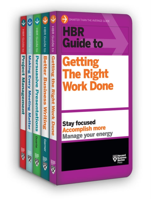 HBR Guides to Being an Effective Manager Collection 5 Books HBR Guide Series