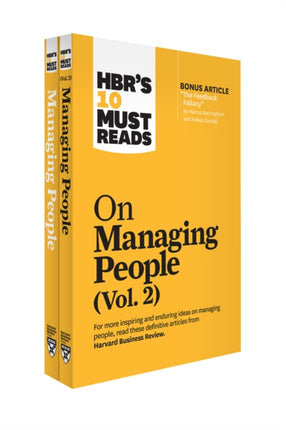 HBRs 10 Must Reads on Managing People 2Volume Collection