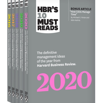 5 Years of Must Reads from HBR 2020 Edition 5 Books