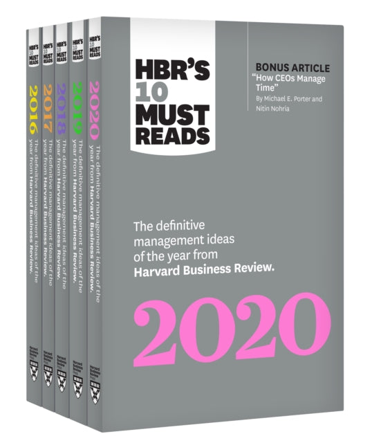 5 Years of Must Reads from HBR 2020 Edition 5 Books