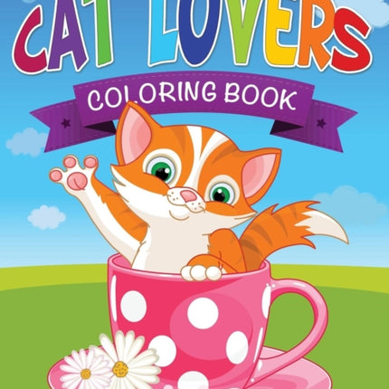 Cat Lovers Coloring Book