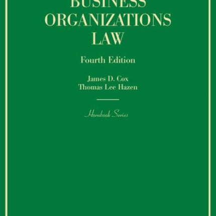 Business Organizations Law Hornbook Series