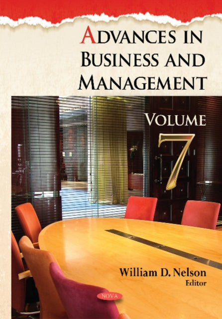 Advances in Business & Management: Volume 7