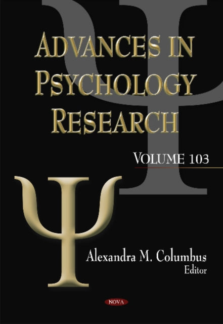 Advances in Psychology Research: Volume 103