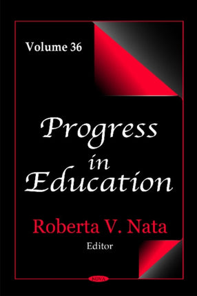 Progress in Education: Volume 36