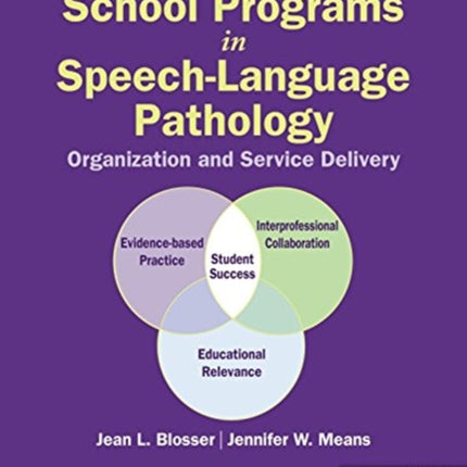 School Programs in Speech-Language Pathology: Organization and Delivery