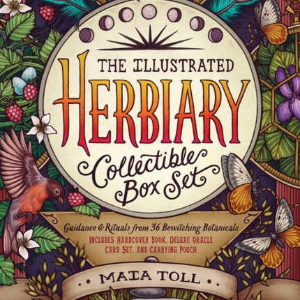 The Illustrated Herbiary Collectible Box Set: Guidance and Rituals from 36 Bewitching Botanicals; Includes Hardcover Book, Deluxe Oracle Card Set, and Carrying Pouch