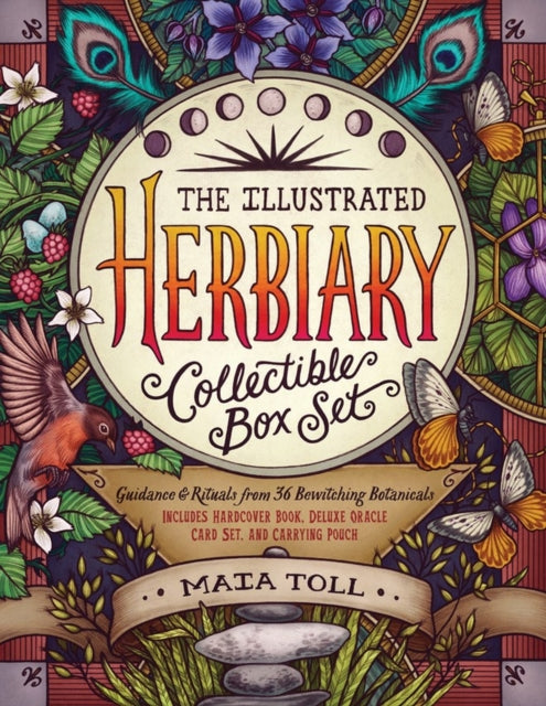 The Illustrated Herbiary Collectible Box Set: Guidance and Rituals from 36 Bewitching Botanicals; Includes Hardcover Book, Deluxe Oracle Card Set, and Carrying Pouch