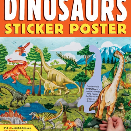 The World of Dinosaurs Sticker Poster