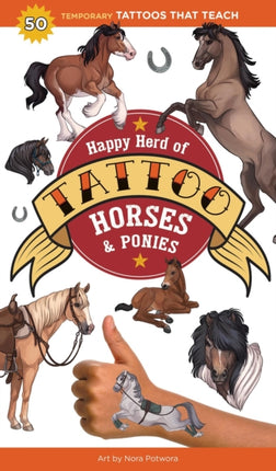 Happy Herd of Tattoo Horses  Ponies