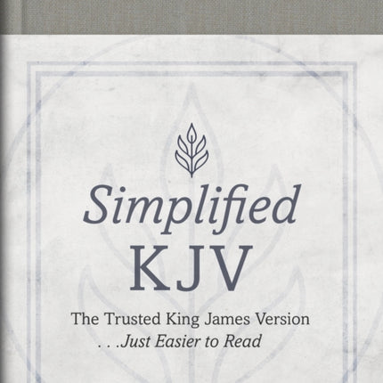 The Barbour Simplified KJV [Pewter Branch]