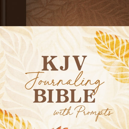 KJV Journaling Bible with Prompts [Copper Leaf]