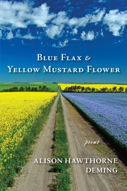 Blue Flax  Yellow Mustard Flower