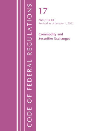 Code of Federal Regulations, Title 17 Commodity